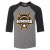 Bella 3200Y Youth Three-Quarter Sleeve Baseball Tee Thumbnail