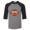 Bella 3200Y Youth Three-Quarter Sleeve Baseball Tee Thumbnail