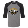 Bella 3200Y Youth Three-Quarter Sleeve Baseball Tee Thumbnail