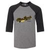 Bella 3200Y Youth Three-Quarter Sleeve Baseball Tee Thumbnail