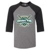 Bella 3200Y Youth Three-Quarter Sleeve Baseball Tee Thumbnail