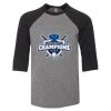 Bella 3200Y Youth Three-Quarter Sleeve Baseball Tee Thumbnail