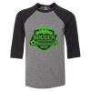 Bella 3200Y Youth Three-Quarter Sleeve Baseball Tee Thumbnail