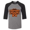 Bella 3200Y Youth Three-Quarter Sleeve Baseball Tee Thumbnail