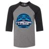 Bella 3200Y Youth Three-Quarter Sleeve Baseball Tee Thumbnail