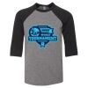 Bella 3200Y Youth Three-Quarter Sleeve Baseball Tee Thumbnail
