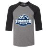 Bella 3200Y Youth Three-Quarter Sleeve Baseball Tee Thumbnail