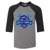 Bella 3200Y Youth Three-Quarter Sleeve Baseball Tee Thumbnail