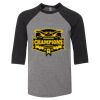 Bella 3200Y Youth Three-Quarter Sleeve Baseball Tee Thumbnail
