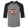 Bella 3200Y Youth Three-Quarter Sleeve Baseball Tee Thumbnail