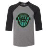 Bella 3200Y Youth Three-Quarter Sleeve Baseball Tee Thumbnail