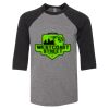 Bella 3200Y Youth Three-Quarter Sleeve Baseball Tee Thumbnail