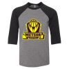Bella 3200Y Youth Three-Quarter Sleeve Baseball Tee Thumbnail