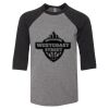 Bella 3200Y Youth Three-Quarter Sleeve Baseball Tee Thumbnail