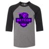 Bella 3200Y Youth Three-Quarter Sleeve Baseball Tee Thumbnail