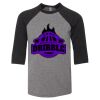 Bella 3200Y Youth Three-Quarter Sleeve Baseball Tee Thumbnail