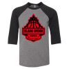 Bella 3200Y Youth Three-Quarter Sleeve Baseball Tee Thumbnail