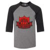 Bella 3200Y Youth Three-Quarter Sleeve Baseball Tee Thumbnail