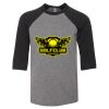 Bella 3200Y Youth Three-Quarter Sleeve Baseball Tee Thumbnail