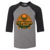 Bella 3200Y Youth Three-Quarter Sleeve Baseball Tee Thumbnail