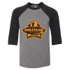 Bella 3200Y Youth Three-Quarter Sleeve Baseball Tee Thumbnail