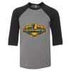Bella 3200Y Youth Three-Quarter Sleeve Baseball Tee Thumbnail
