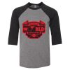 Bella 3200Y Youth Three-Quarter Sleeve Baseball Tee Thumbnail