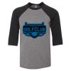 Bella 3200Y Youth Three-Quarter Sleeve Baseball Tee Thumbnail