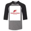 Bella 3200Y Youth Three-Quarter Sleeve Baseball Tee Thumbnail