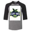 Bella 3200Y Youth Three-Quarter Sleeve Baseball Tee Thumbnail