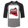 Bella 3200Y Youth Three-Quarter Sleeve Baseball Tee Thumbnail