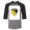 Bella 3200Y Youth Three-Quarter Sleeve Baseball Tee Thumbnail