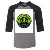 Bella 3200Y Youth Three-Quarter Sleeve Baseball Tee Thumbnail