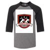 Bella 3200Y Youth Three-Quarter Sleeve Baseball Tee Thumbnail