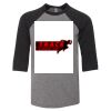 Bella 3200Y Youth Three-Quarter Sleeve Baseball Tee Thumbnail