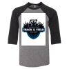 Bella 3200Y Youth Three-Quarter Sleeve Baseball Tee Thumbnail