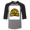 Bella 3200Y Youth Three-Quarter Sleeve Baseball Tee Thumbnail