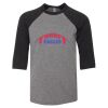 Bella 3200Y Youth Three-Quarter Sleeve Baseball Tee Thumbnail