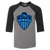 Bella 3200Y Youth Three-Quarter Sleeve Baseball Tee Thumbnail