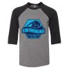 Bella 3200Y Youth Three-Quarter Sleeve Baseball Tee Thumbnail