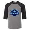 Bella 3200Y Youth Three-Quarter Sleeve Baseball Tee Thumbnail