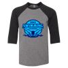 Bella 3200Y Youth Three-Quarter Sleeve Baseball Tee Thumbnail