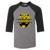 Bella 3200Y Youth Three-Quarter Sleeve Baseball Tee Thumbnail