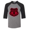 Bella 3200Y Youth Three-Quarter Sleeve Baseball Tee Thumbnail
