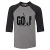 Bella 3200Y Youth Three-Quarter Sleeve Baseball Tee Thumbnail