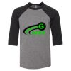 Bella 3200Y Youth Three-Quarter Sleeve Baseball Tee Thumbnail