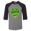 Bella 3200Y Youth Three-Quarter Sleeve Baseball Tee Thumbnail