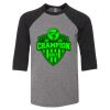 Bella 3200Y Youth Three-Quarter Sleeve Baseball Tee Thumbnail