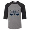 Bella 3200Y Youth Three-Quarter Sleeve Baseball Tee Thumbnail
