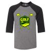 Bella 3200Y Youth Three-Quarter Sleeve Baseball Tee Thumbnail